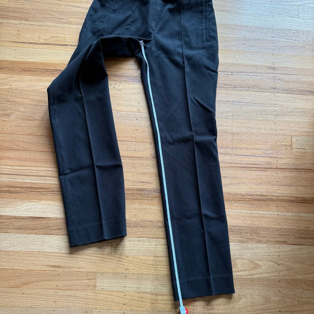 Marie Valois Black Tapered Leg Trouser Pants Size 8 Glof Classic Professional - Picture 11 of 15